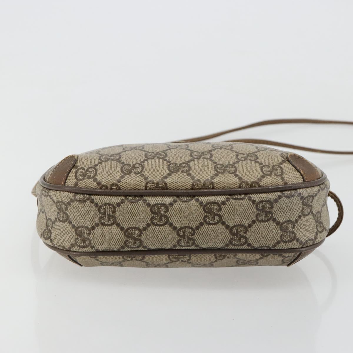 GUCCI GG Supreme Web Sherry Line Bag PVC Beige Gold 89 02 066 Auth BA13306 - Jerrillo image 5