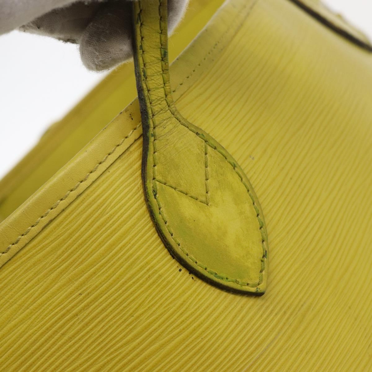 LOUIS VUITTON Epi Neverfull MM Tote Bag Yellow Pistachian M40956 LV Auth bs31791 - Jerrillo image 10