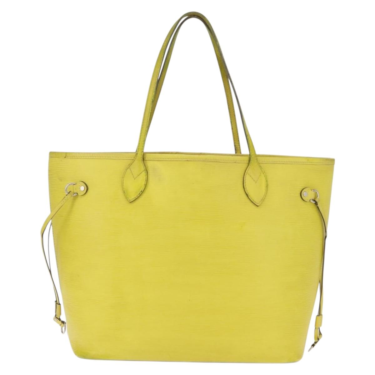 LOUIS VUITTON Epi Neverfull MM Tote Bag Yellow Pistachian M40956 LV Auth bs31791 - Jerrillo image 2