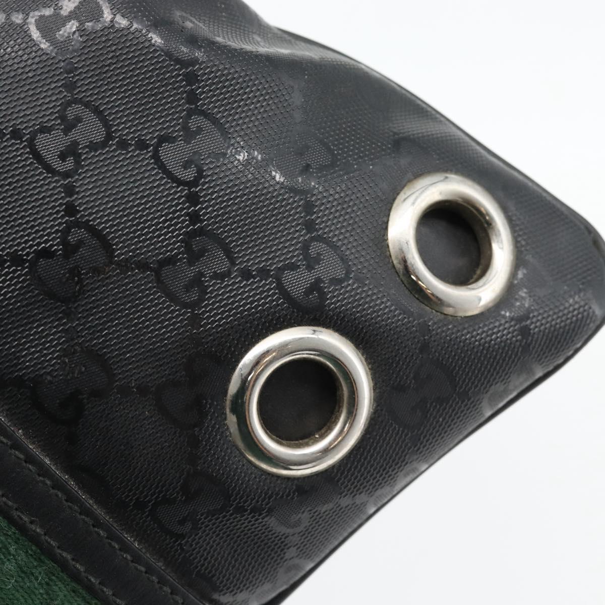 GUCCI GG Implementation Web Sherry Line Bag Black Silver Red 269379 Auth bs32569 - Jerrillo image 10