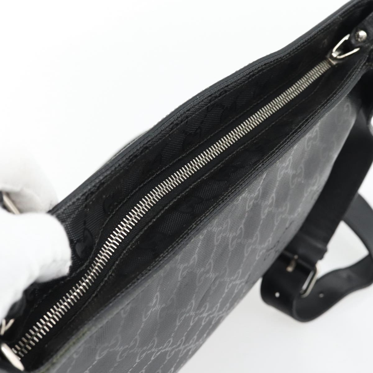 GUCCI GG Implementation Web Sherry Line Bag Black Silver Red 269379 Auth bs32569 - Jerrillo image 6