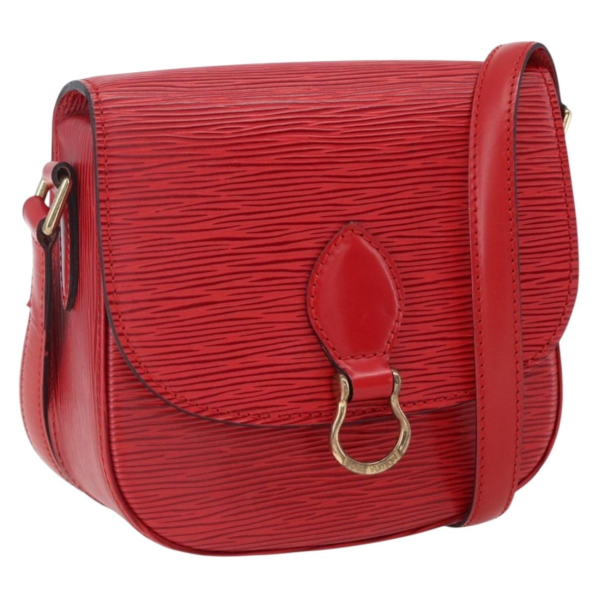 LOUIS VUITTON Epi Saint Cloud PM Shoulder Bag Red M52217 LV Auth bs32747 - Jerrillo