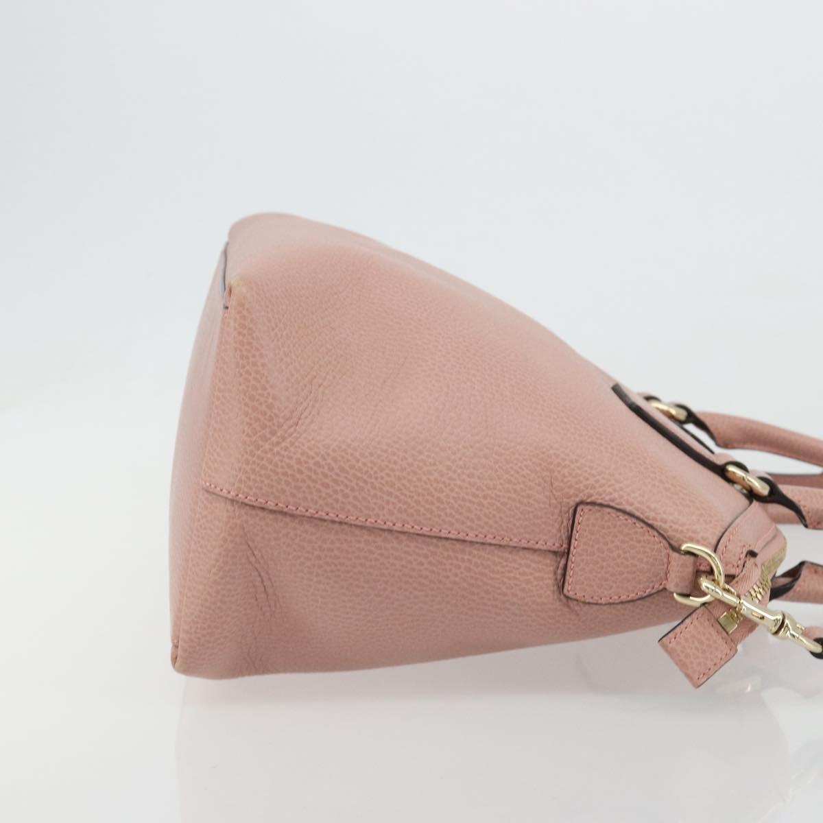 GUCCI Hand Bag Leather 2way Pink Gold 449651 Auth bs35273A - Jerrillo image 4