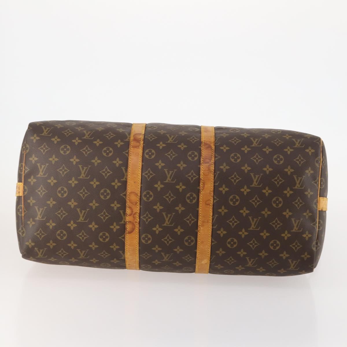 LOUIS VUITTON Monogram Keepall Bandouliere 55 Boston Bag M41414 LV Auth bs35329 - Jerrillo image 5