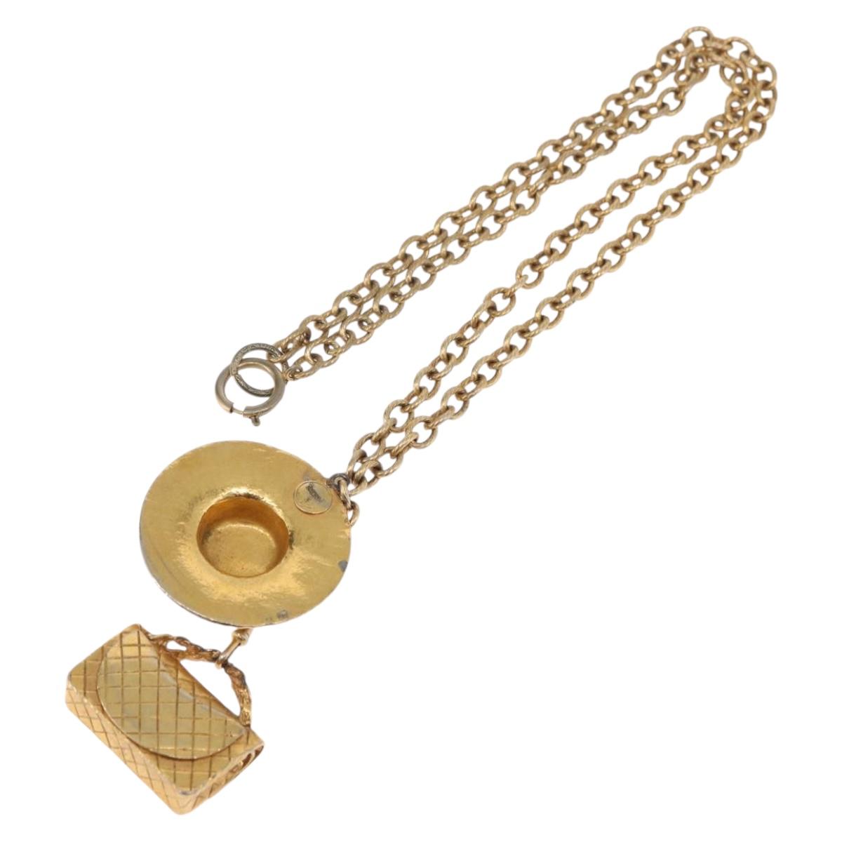 CHANEL Necklace Metal Gold Tone CC Auth bs35422A - Jerrillo image 7