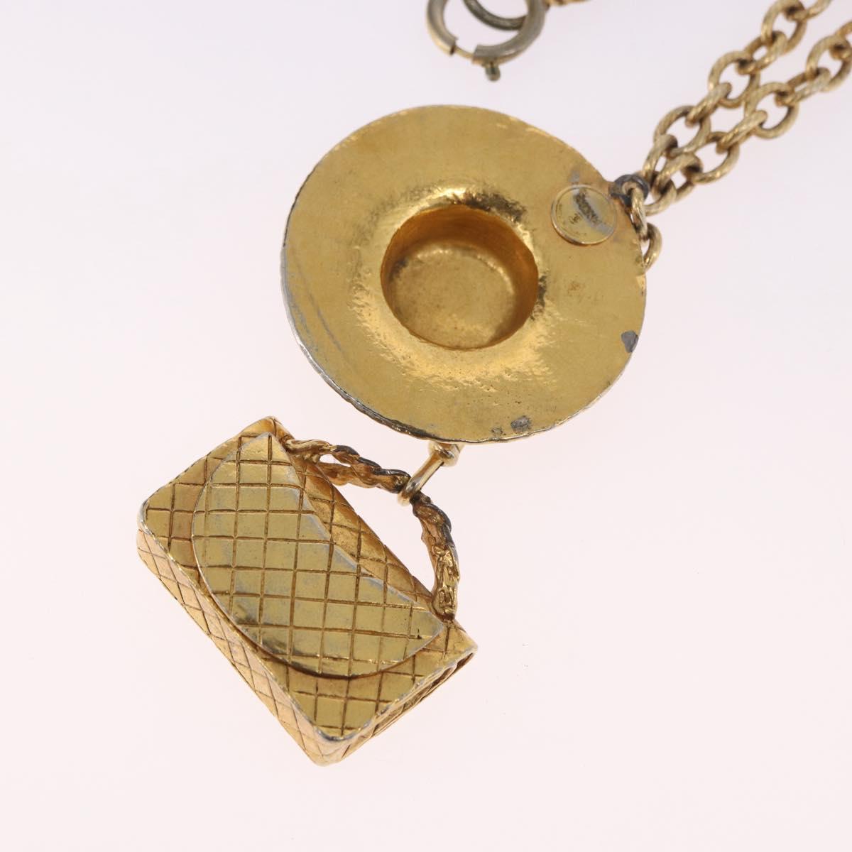 CHANEL Necklace Metal Gold Tone CC Auth bs35422A - Jerrillo image 8