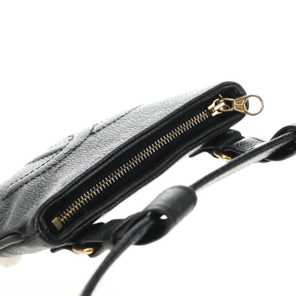 CHANEL Waist Bag Caviar Skin Black Gold CC Auth bs35525V - Jerrillo image 6