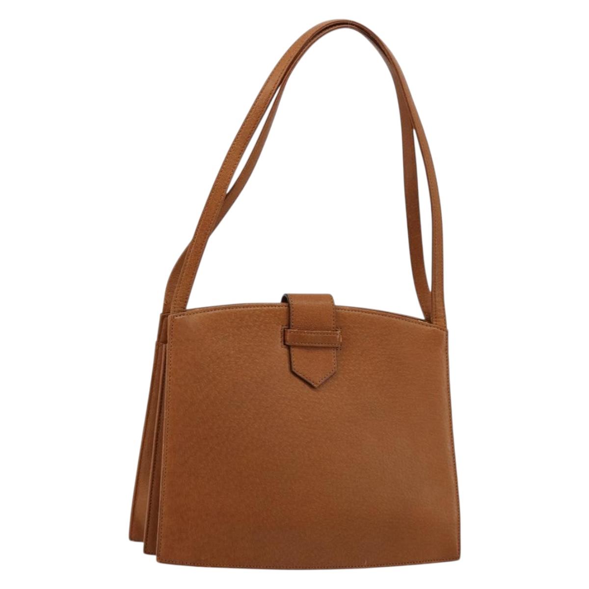 SAINT LAURENT Tote Bag Leather Brown Auth bs35578 - Jerrillo