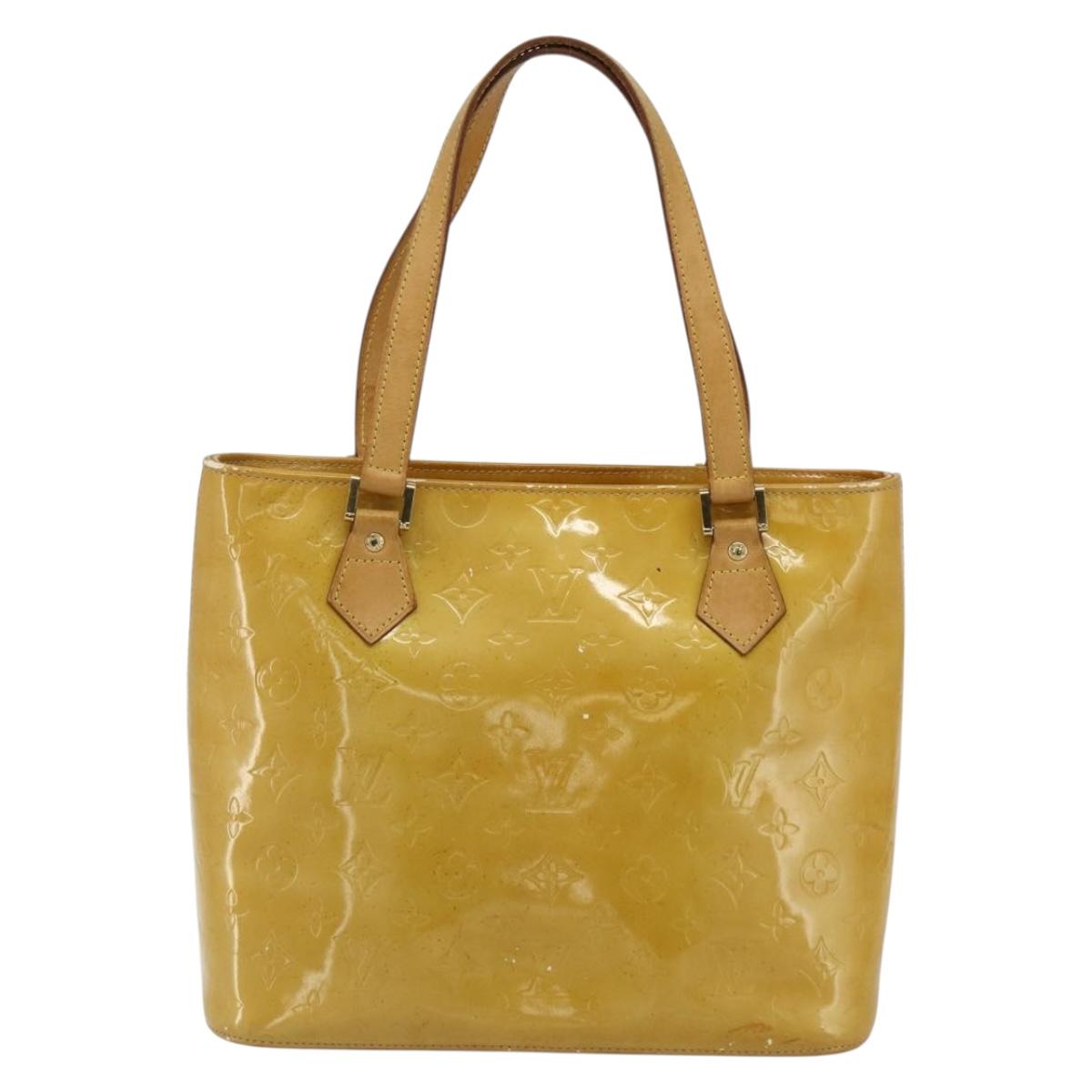 LOUIS VUITTON Monogram Vernis Houston Hand Bag Beige M91004 LV Auth ep14601 - Jerrillo image 2
