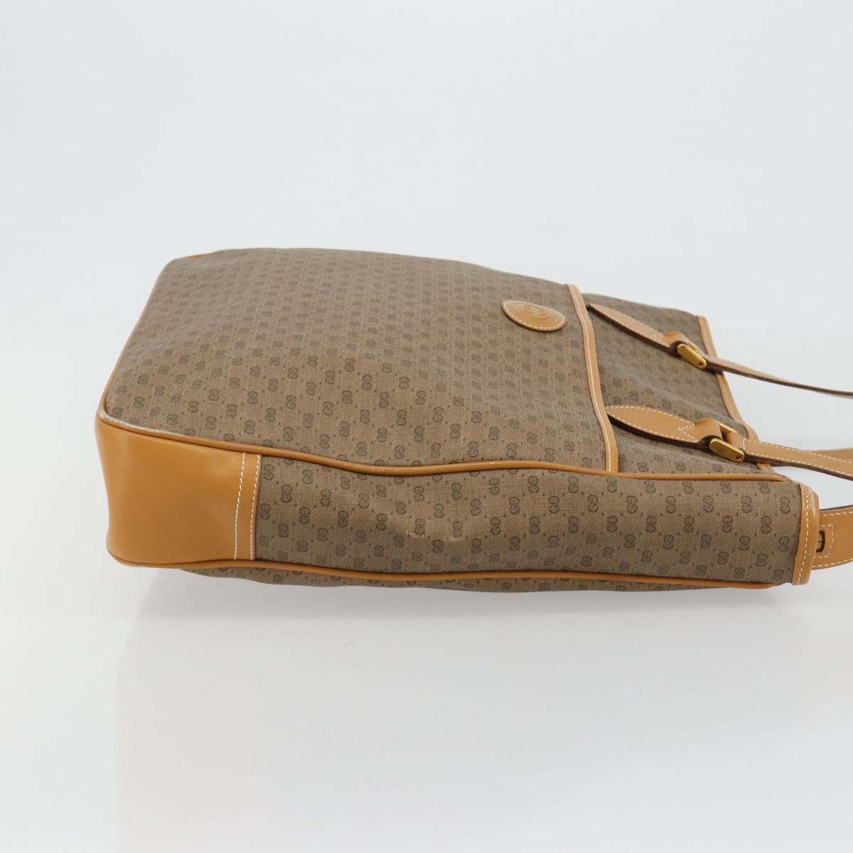 GUCCI Micro GG Supreme Tote Bag PVC Beige Gold Auth ep14645 - Jerrillo image 4