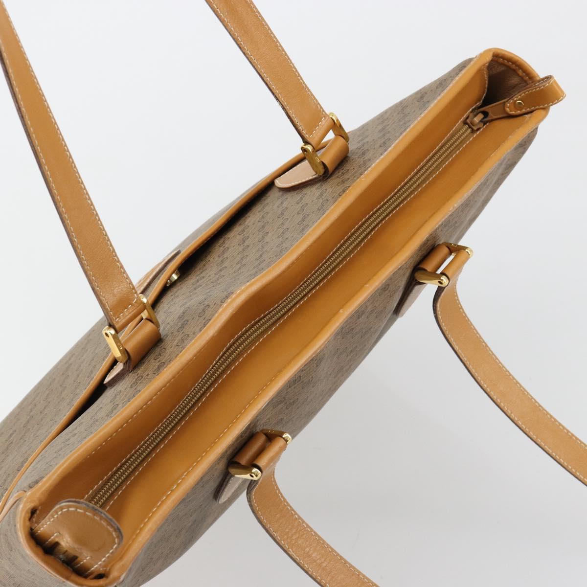 GUCCI Micro GG Supreme Tote Bag PVC Beige Gold Auth ep14645 - Jerrillo image 6