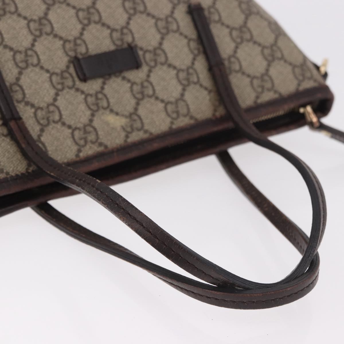GUCCI GG Supreme Hand Bag PVC Beige Gold 353440 Auth ep14684 - Jerrillo image 9