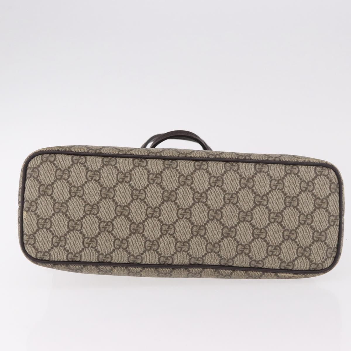 GUCCI GG Supreme Hand Bag PVC Beige Gold 353440 Auth ep14684 - Jerrillo image 8