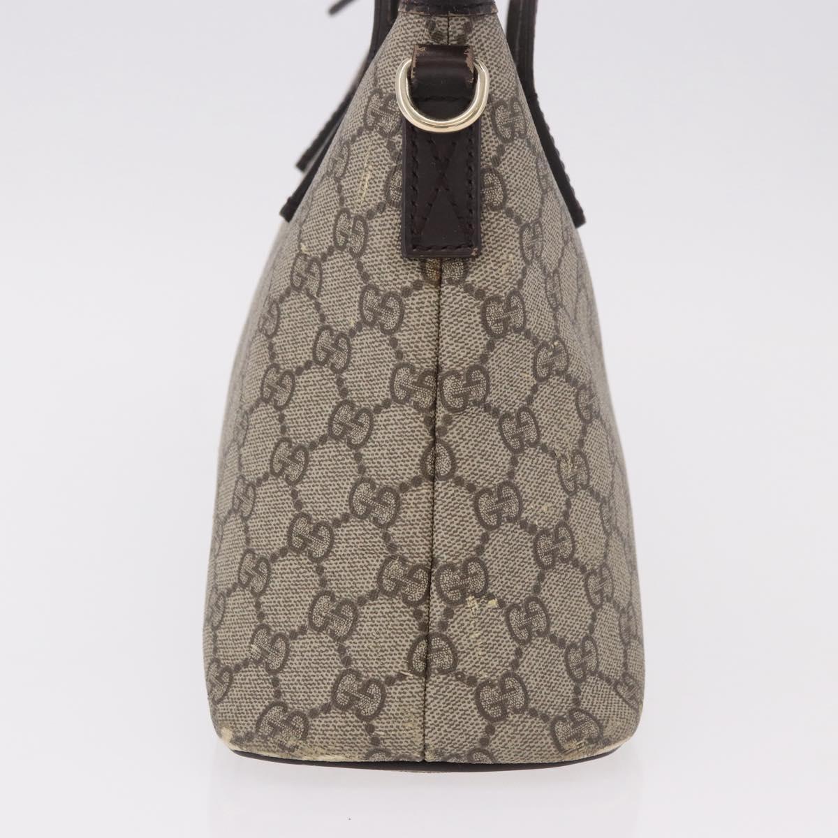 GUCCI GG Supreme Hand Bag PVC Beige Gold 353440 Auth ep14684 - Jerrillo image 6