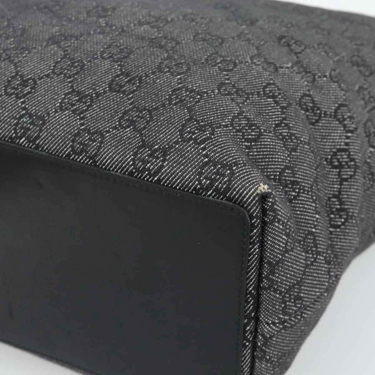 GUCCI GG Canvas Tote Bag Gray Silver 31243 Auth ep14697 - Jerrillo image 9