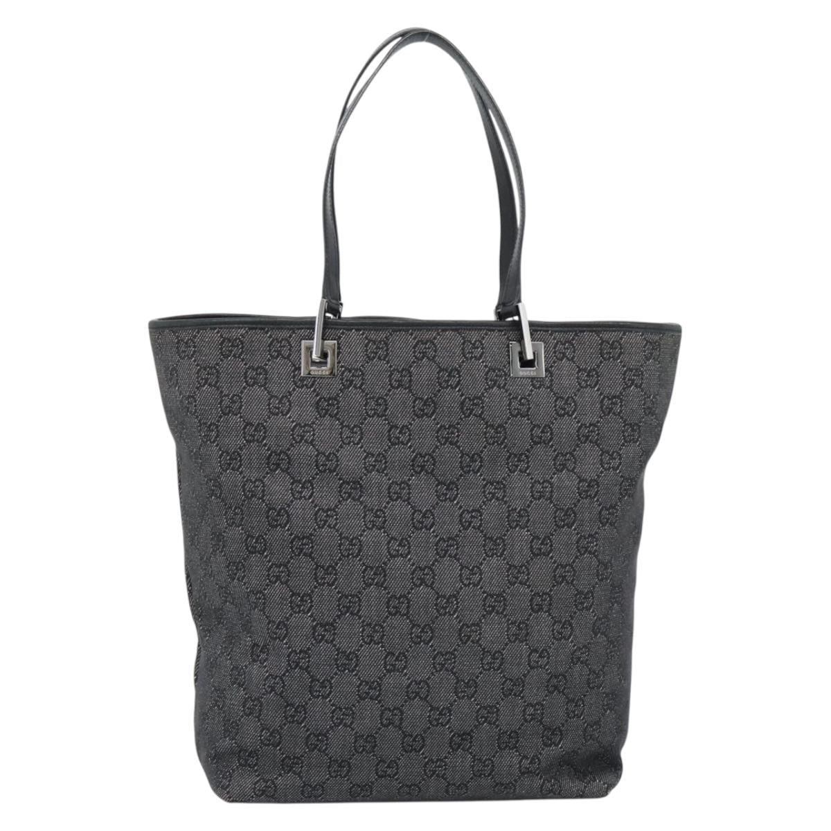 GUCCI GG Canvas Tote Bag Gray Silver 31243 Auth ep14697 - Jerrillo image 2