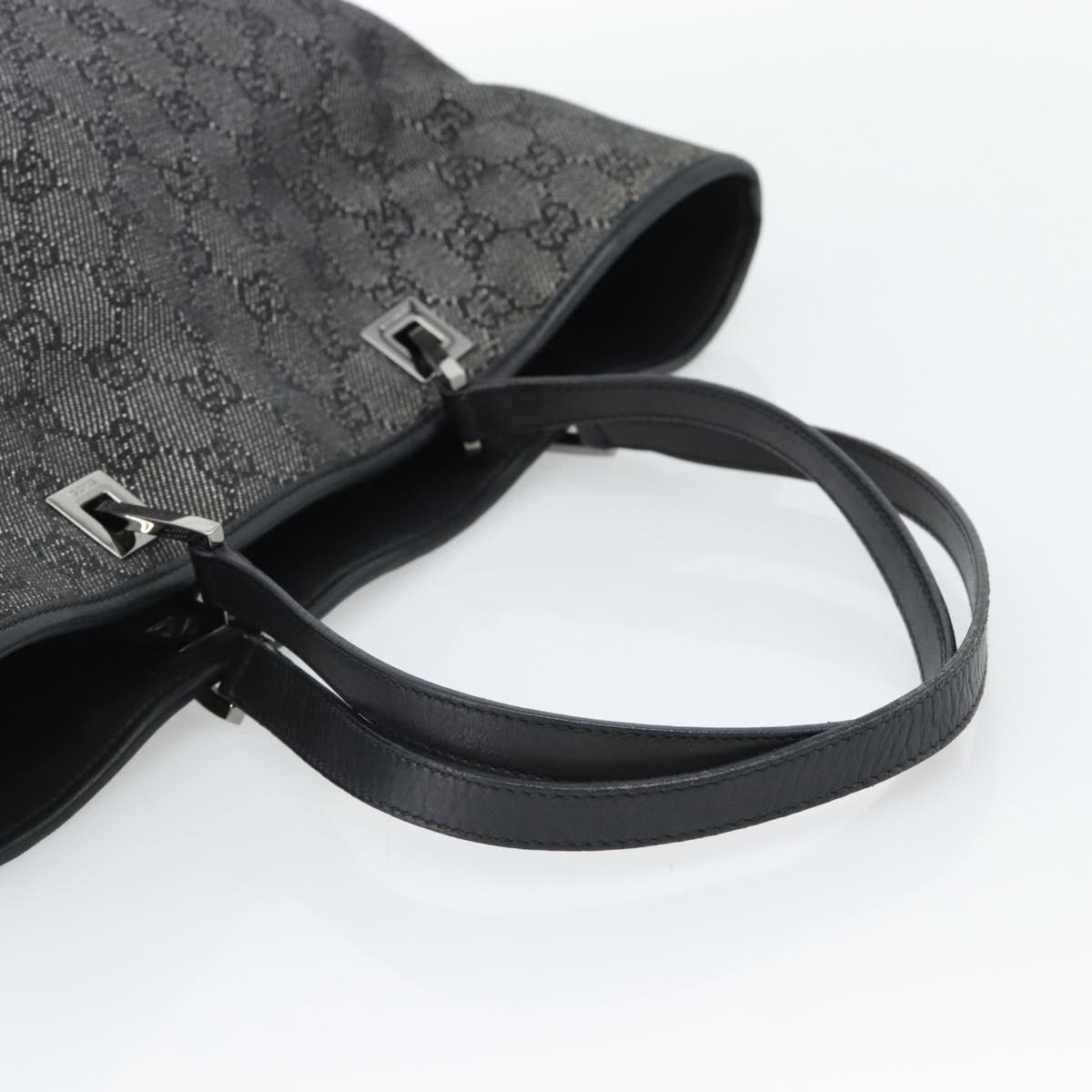 GUCCI GG Canvas Tote Bag Gray Silver 31243 Auth ep14697 - Jerrillo image 7