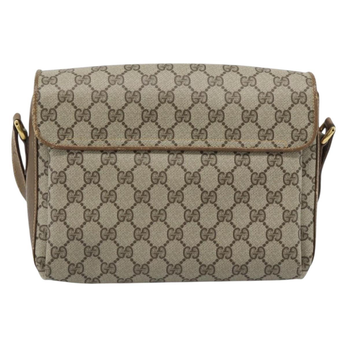 GUCCI GG Supreme Web Sherry Line Bag PVC Beige Gold 904 02 084 Auth ep14773 - Jerrillo image 2