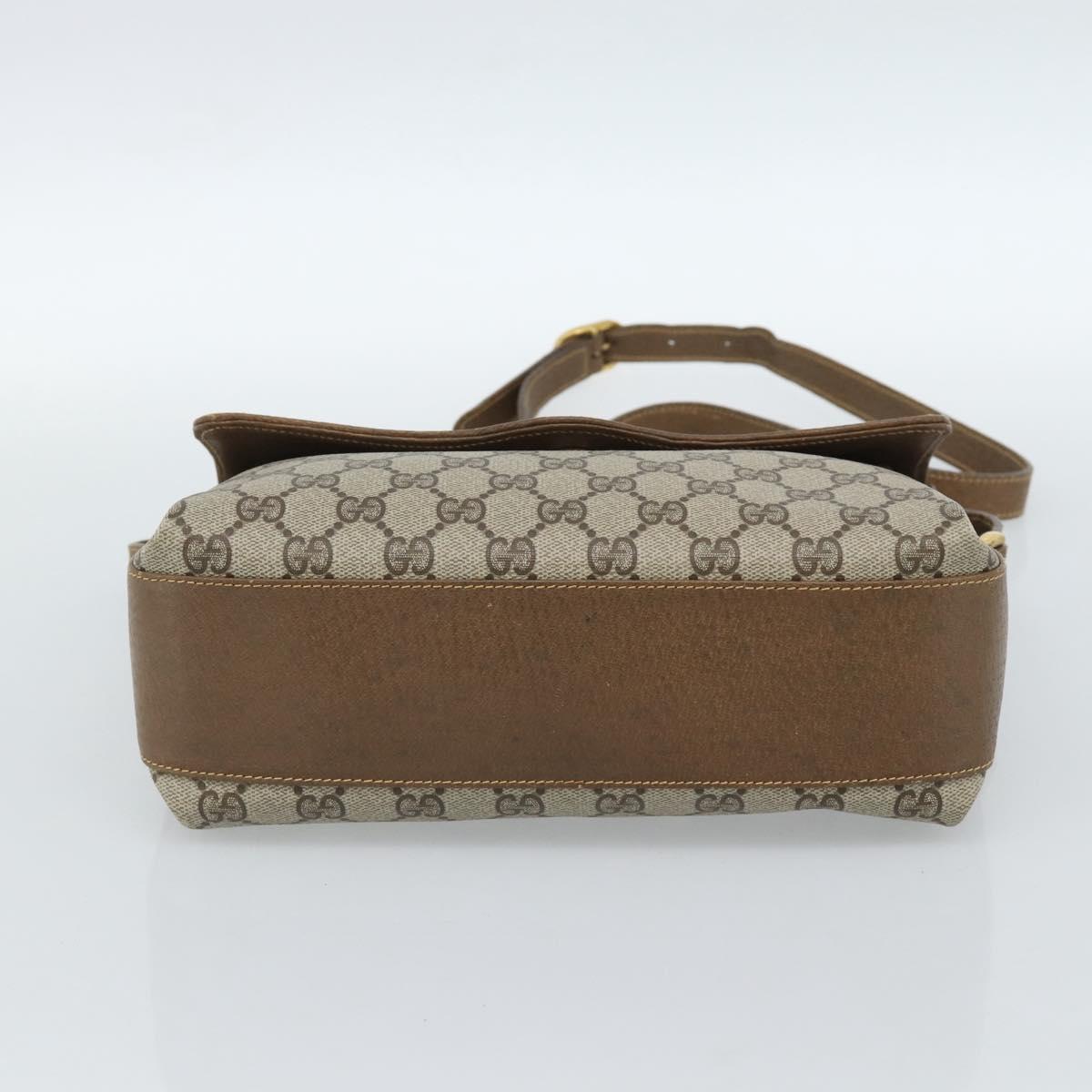 GUCCI GG Supreme Web Sherry Line Bag PVC Beige Gold 904 02 084 Auth ep14773 - Jerrillo image 5