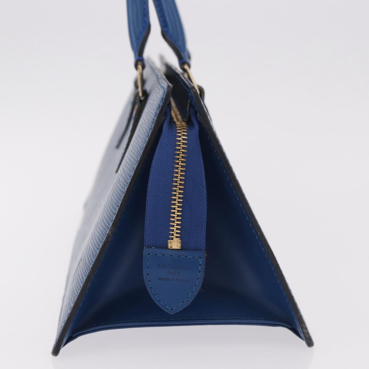 LOUIS VUITTON Epi Sac Triangle Hand Bag Blue M52095 LV Auth ep14837 - Jerrillo image 3