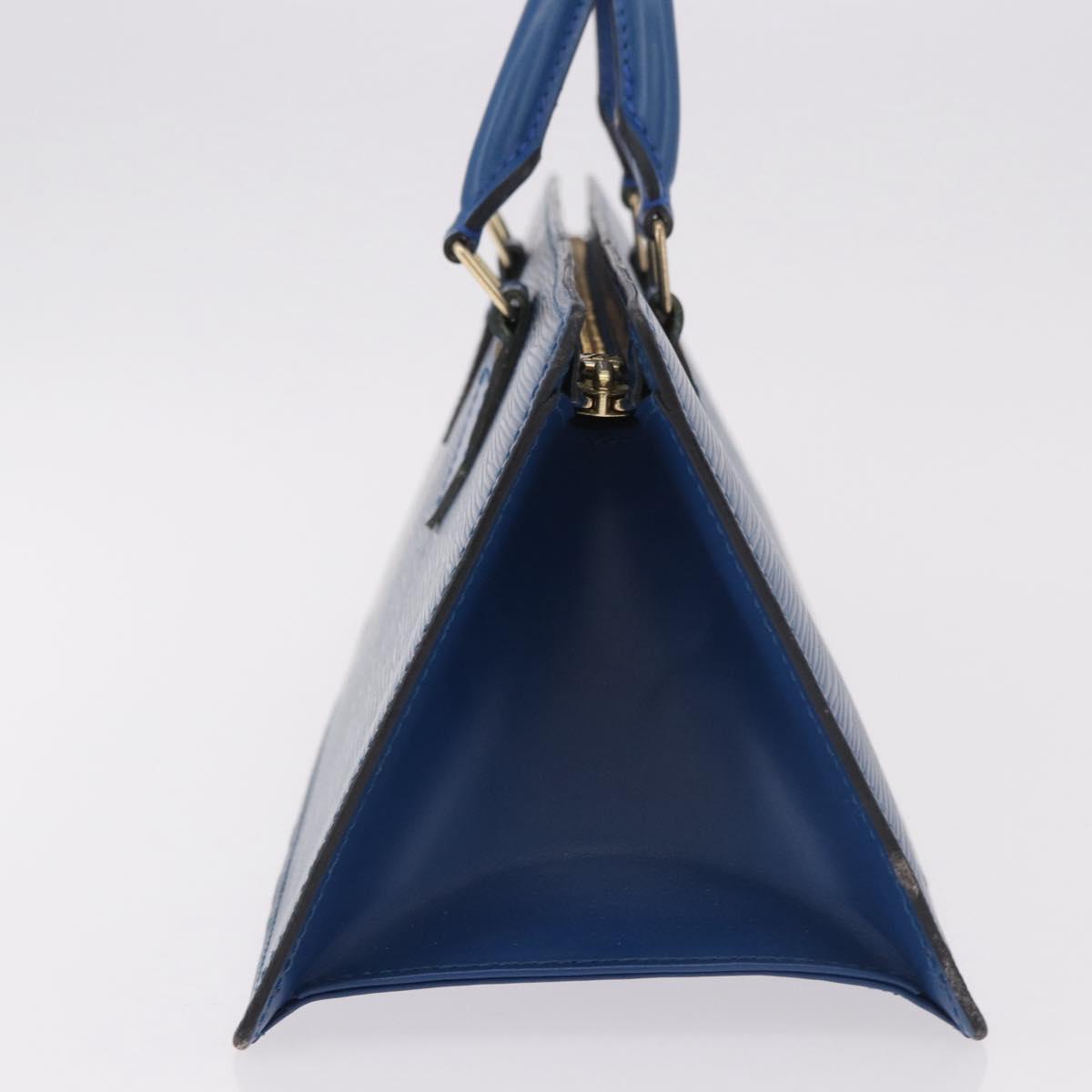 LOUIS VUITTON Epi Sac Triangle Hand Bag Blue M52095 LV Auth ep14837 - Jerrillo image 4