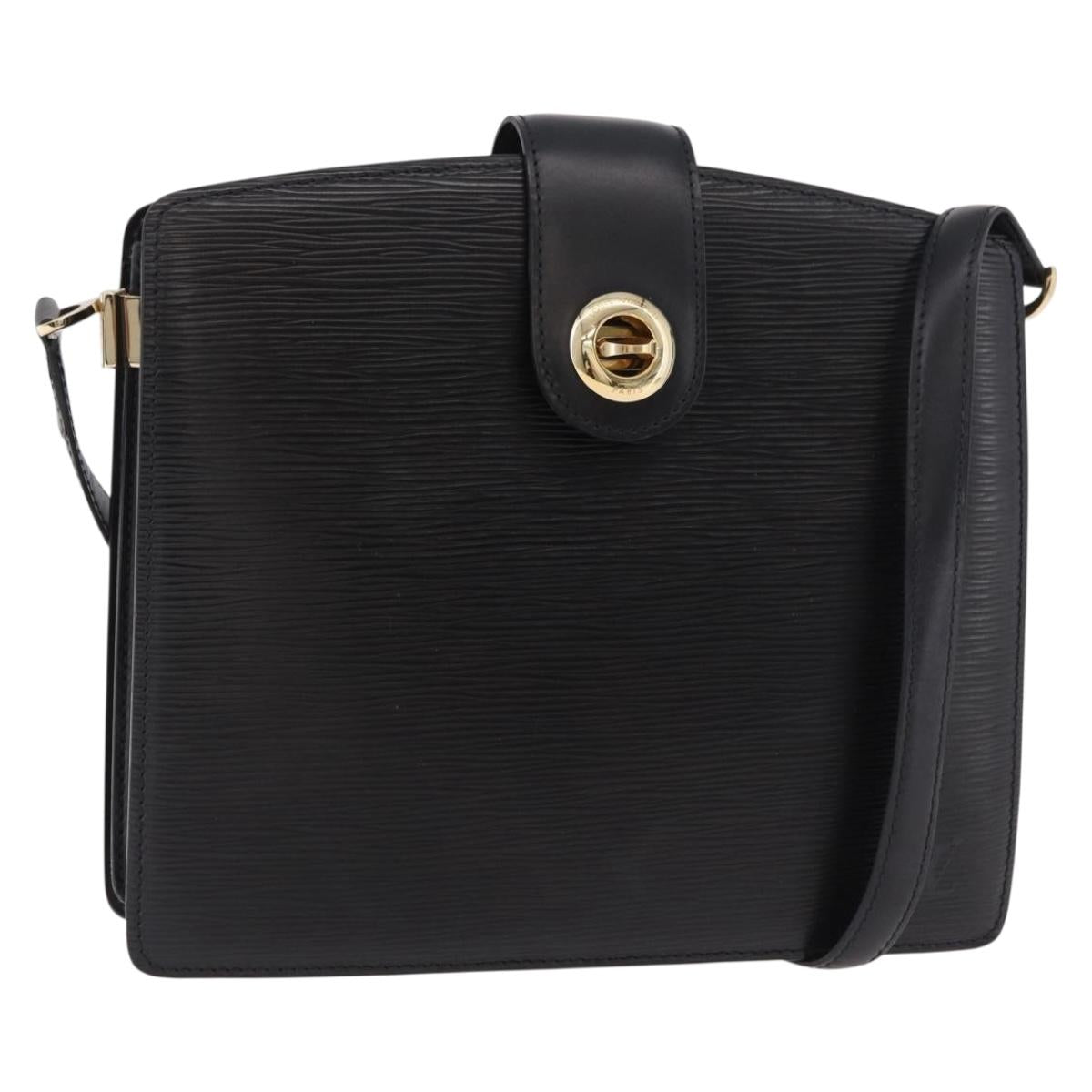 LOUIS VUITTON Epi Capuchin Shoulder Bag Black M52342 LV Auth ep14847 - Jerrillo