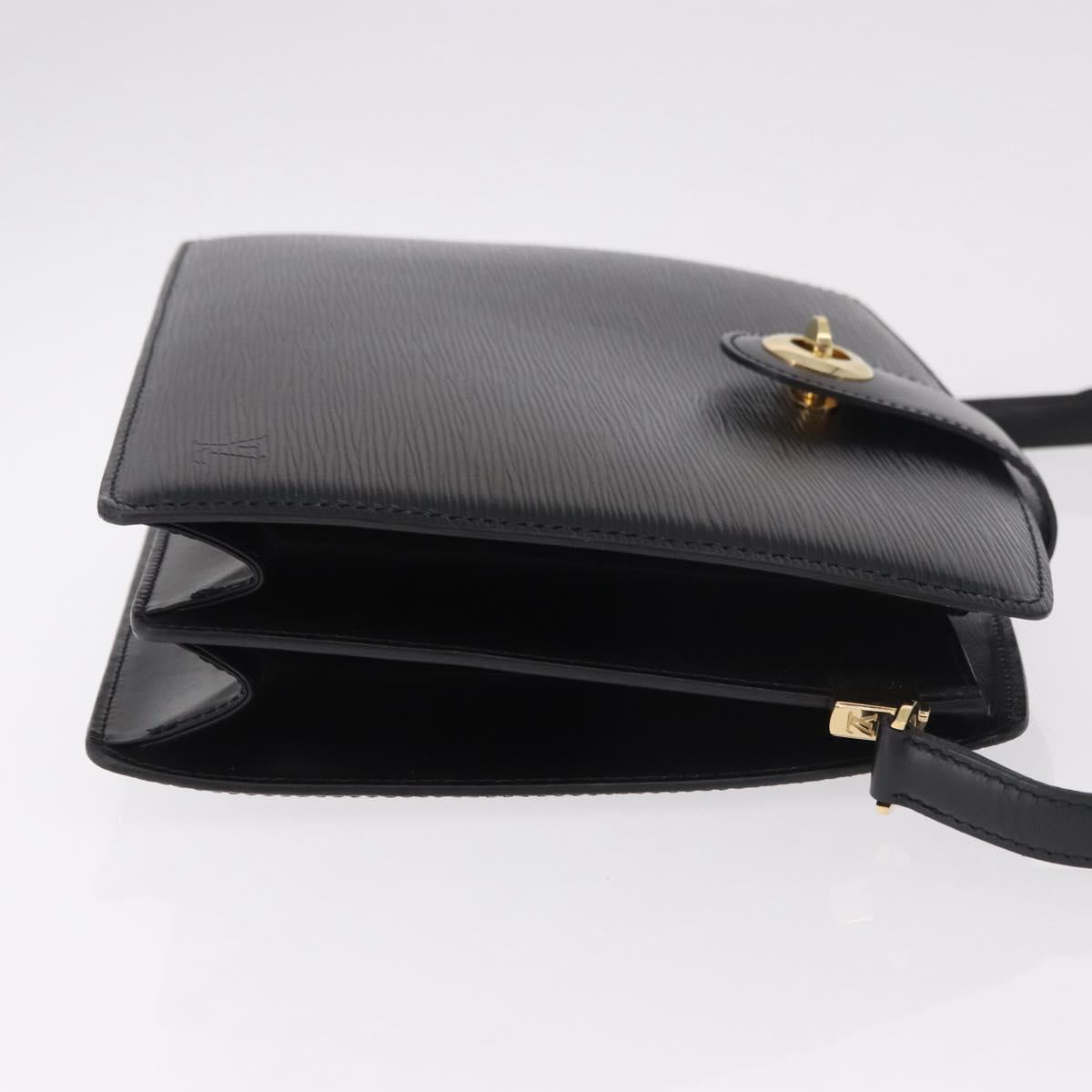 LOUIS VUITTON Epi Capuchin Shoulder Bag Black M52342 LV Auth ep14847 - Jerrillo image 3