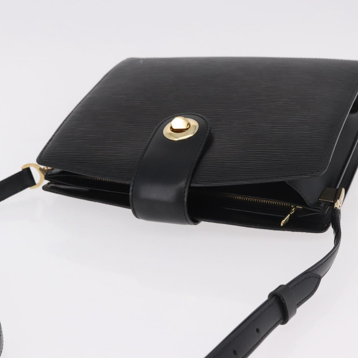 LOUIS VUITTON Epi Capuchin Shoulder Bag Black M52342 LV Auth ep14847 - Jerrillo image 6