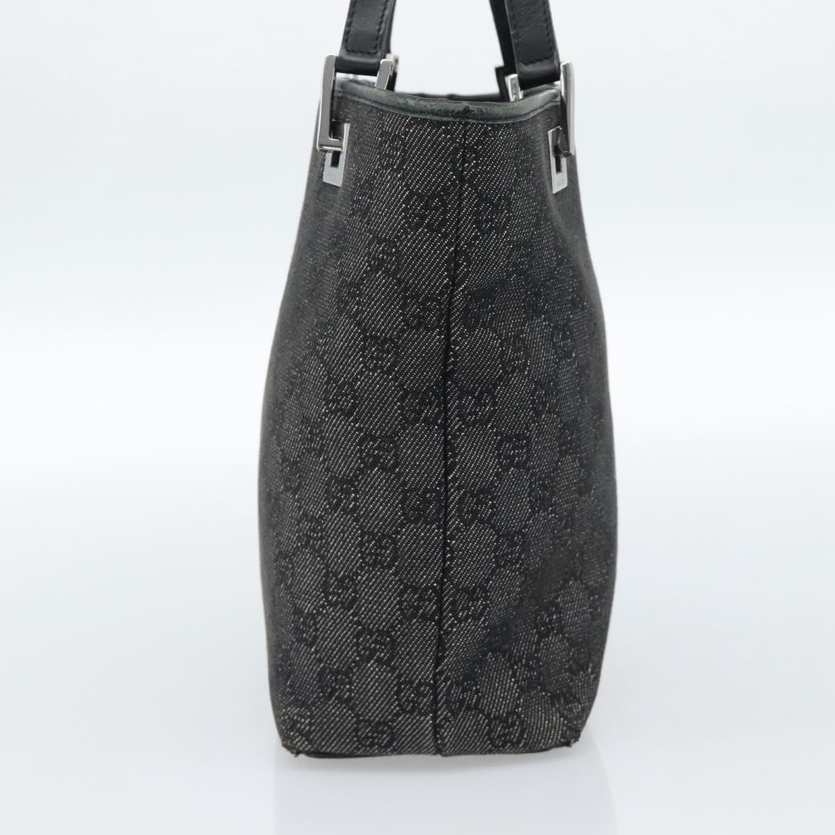 GUCCI GG Canvas Tote Bag Black Silver 31244 Auth ep14868 - Jerrillo image 3