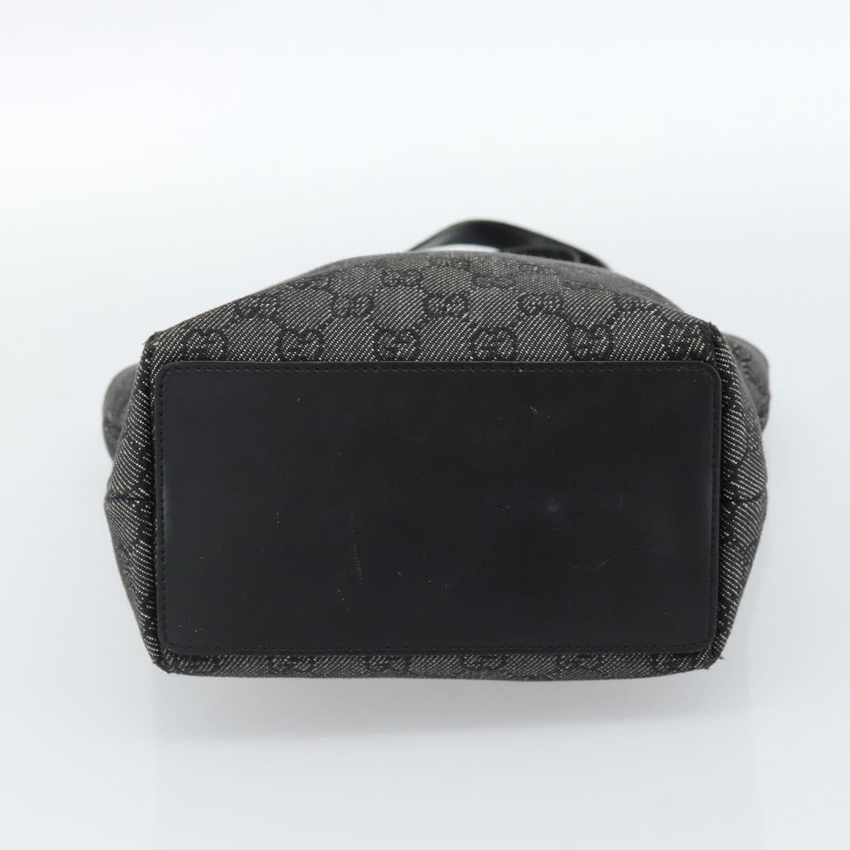 GUCCI GG Canvas Tote Bag Black Silver 31244 Auth ep14868 - Jerrillo image 5