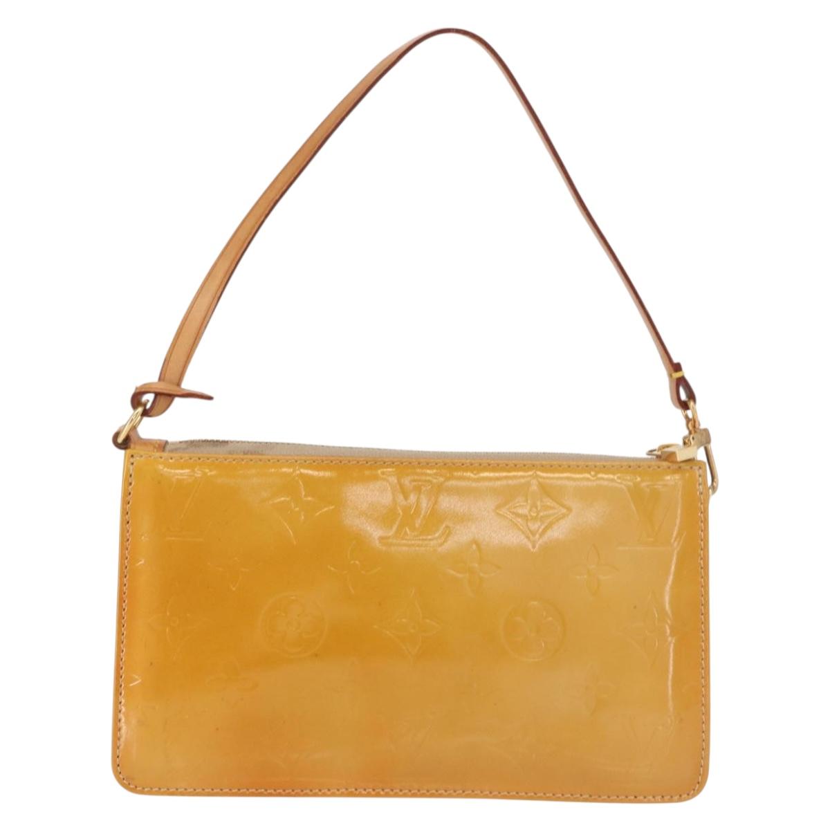 LOUIS VUITTON Monogram Vernis Lexington Pouch Beige M91010 LV Auth gh1374 - Jerrillo image 2