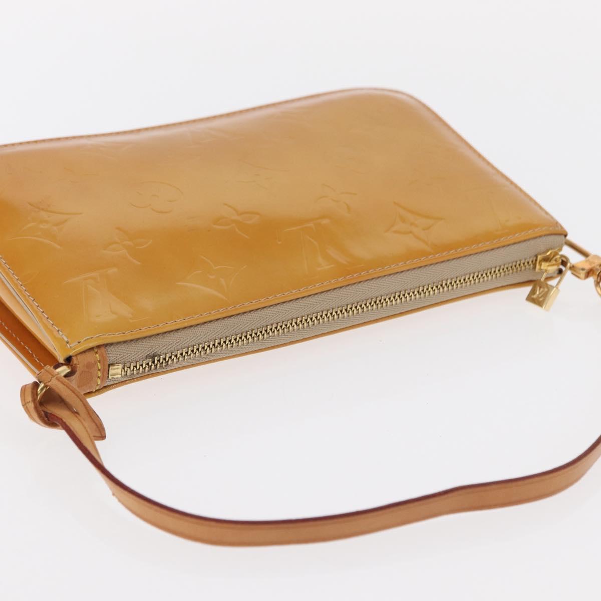 LOUIS VUITTON Monogram Vernis Lexington Pouch Beige M91010 LV Auth gh1374 - Jerrillo image 6