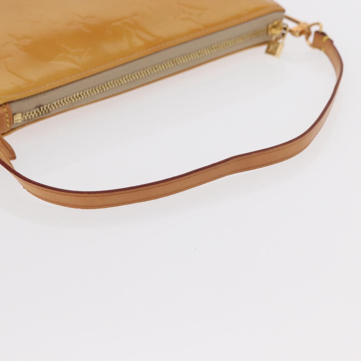 LOUIS VUITTON Monogram Vernis Lexington Pouch Beige M91010 LV Auth gh1374 - Jerrillo image 7