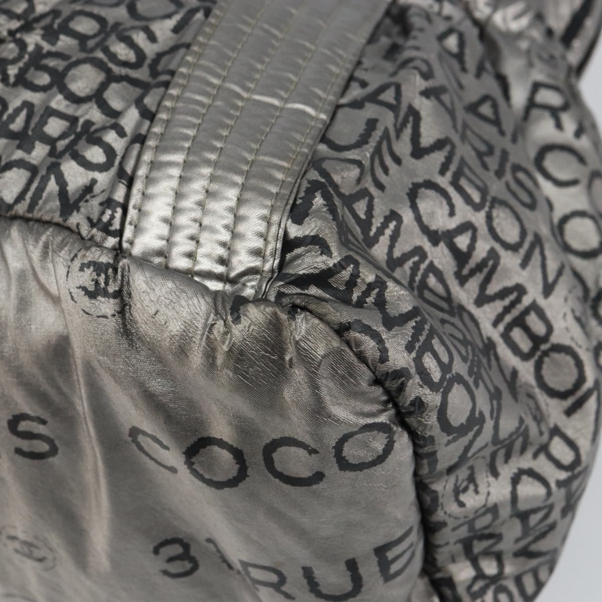 CHANEL Unlimited Tote Bag Nylon Silver CC Auth gh1555 - Jerrillo image 9