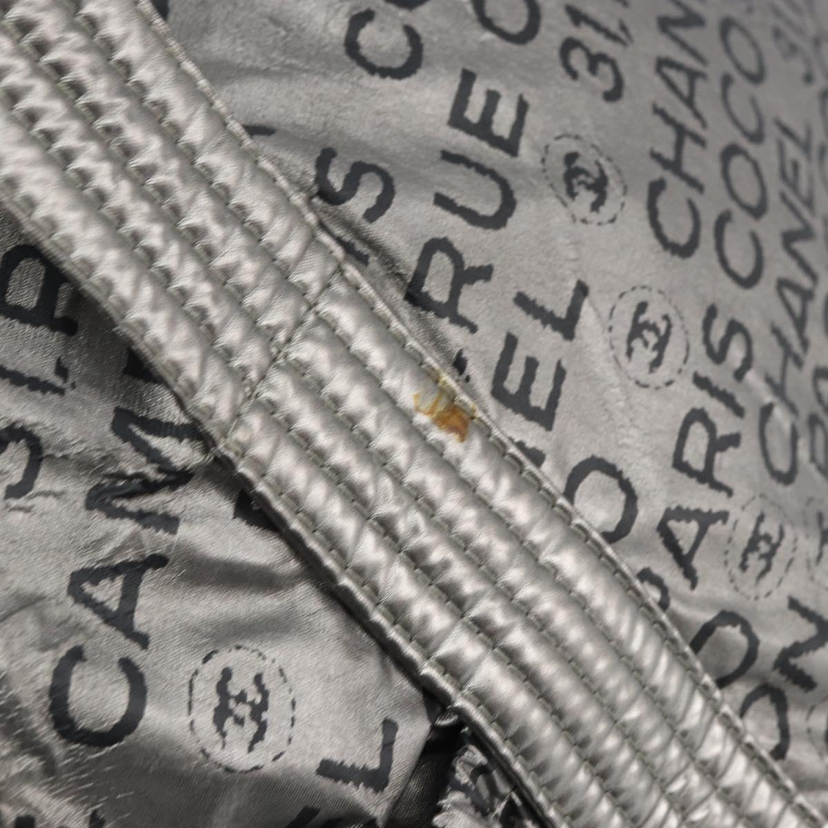 CHANEL Unlimited Tote Bag Nylon Silver CC Auth gh1555 - Jerrillo image 10