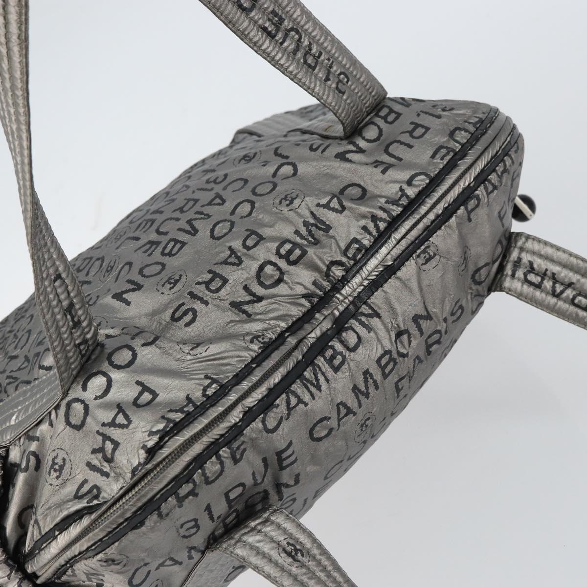 CHANEL Unlimited Tote Bag Nylon Silver CC Auth gh1555 - Jerrillo image 6