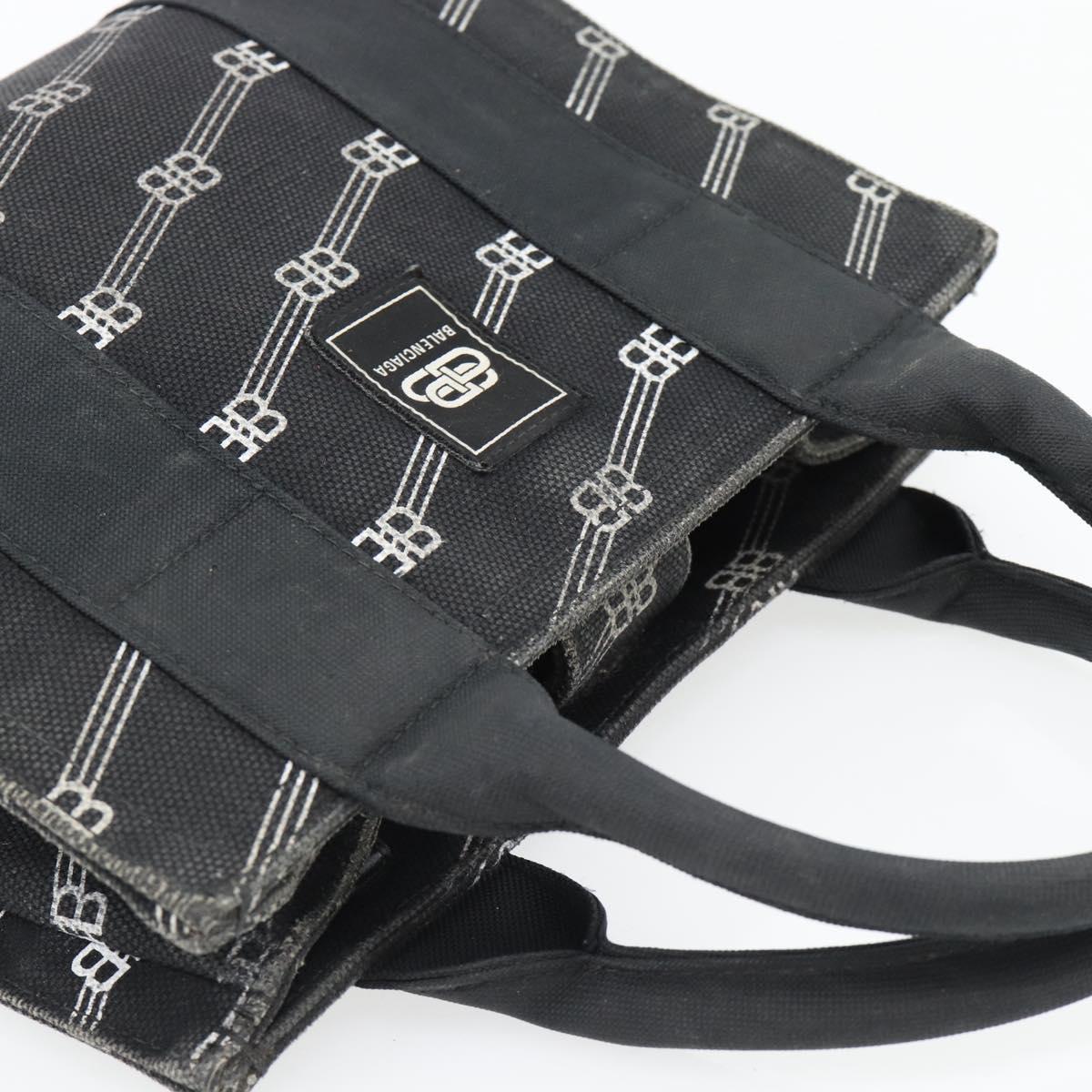 BALENCIAGA Hand Bag Canvas 2way Black Silver 620882 Auth ka4467 - Jerrillo image 6