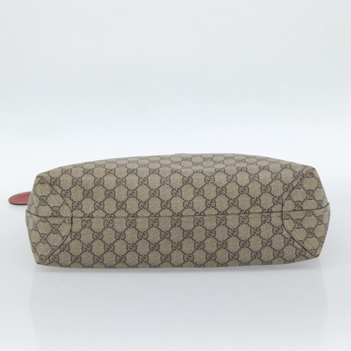 GUCCI GG Supreme Tote Bag PVC Beige Auth ka4557 - Jerrillo image 5