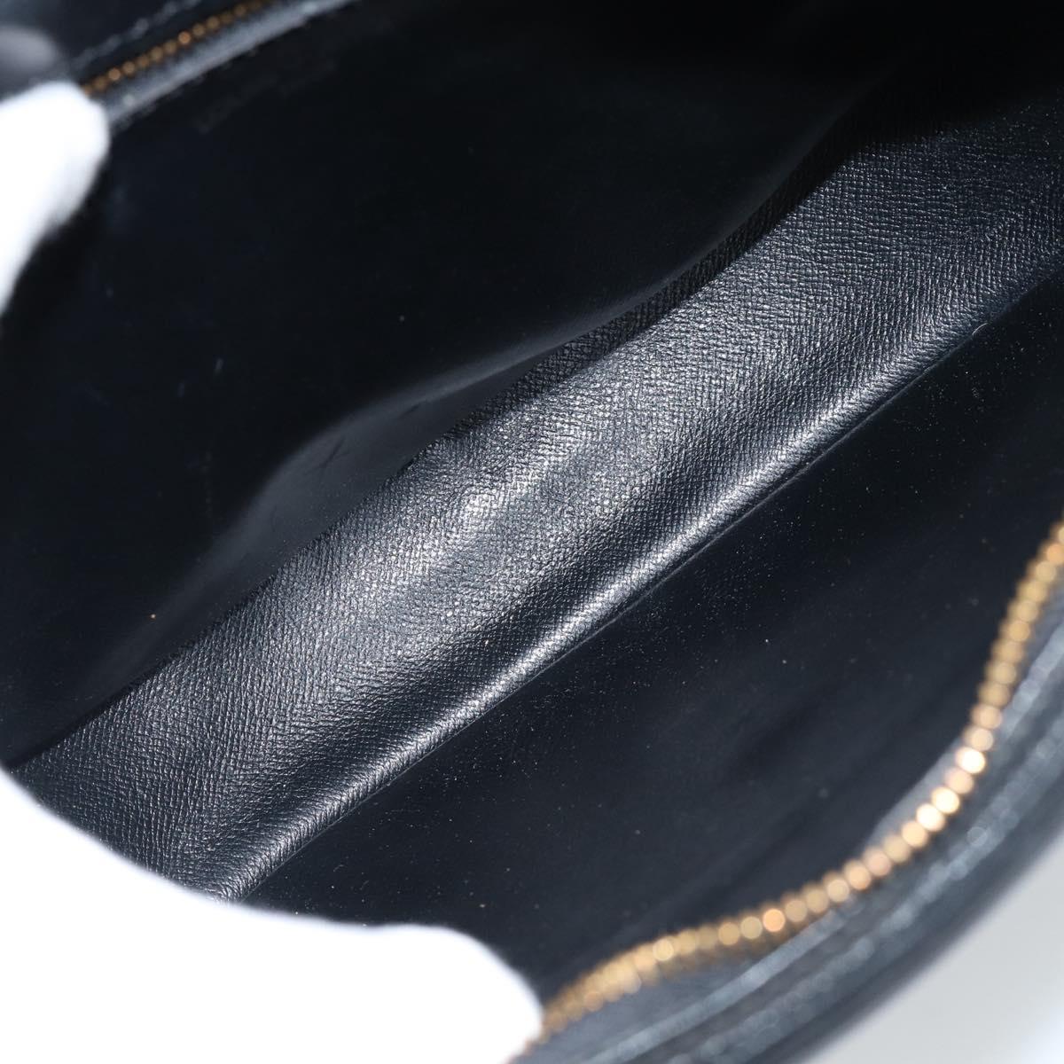 LOUIS VUITTON Epi Jeune Fille MM Shoulder Bag Black M52152 LV Auth ka4721 - Jerrillo image 9