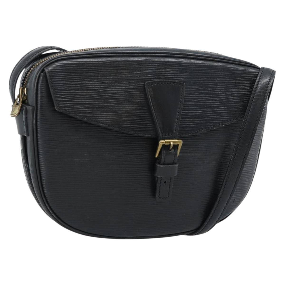LOUIS VUITTON Epi Jeune Fille MM Shoulder Bag Black M52152 LV Auth ka4721 - Jerrillo