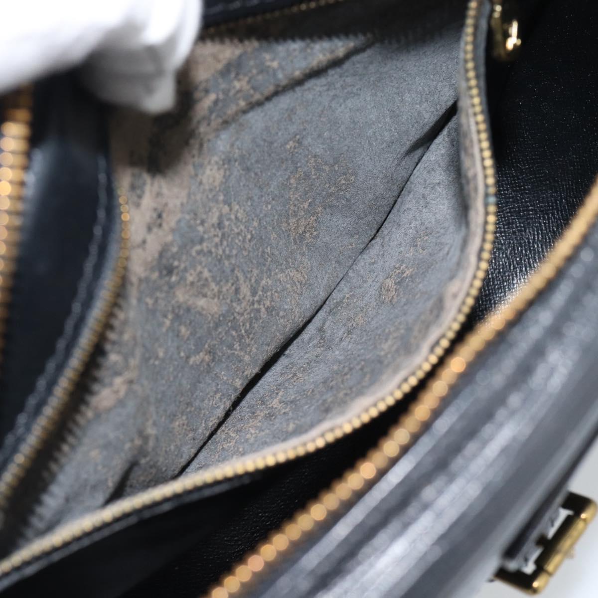 LOUIS VUITTON Epi Jeune Fille MM Shoulder Bag Black M52152 LV Auth ka4721 - Jerrillo image 10