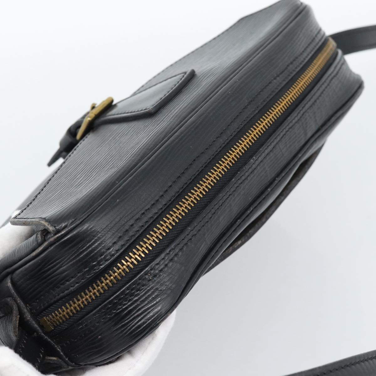 LOUIS VUITTON Epi Jeune Fille MM Shoulder Bag Black M52152 LV Auth ka4721 - Jerrillo image 6
