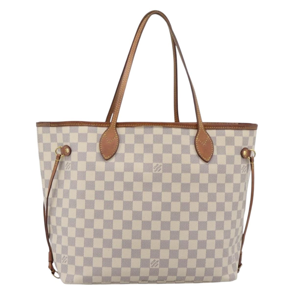 LOUIS VUITTON Damier Azur Neverfull MM Tote Bag N41605 LV Auth ka4805 - Jerrillo image 3
