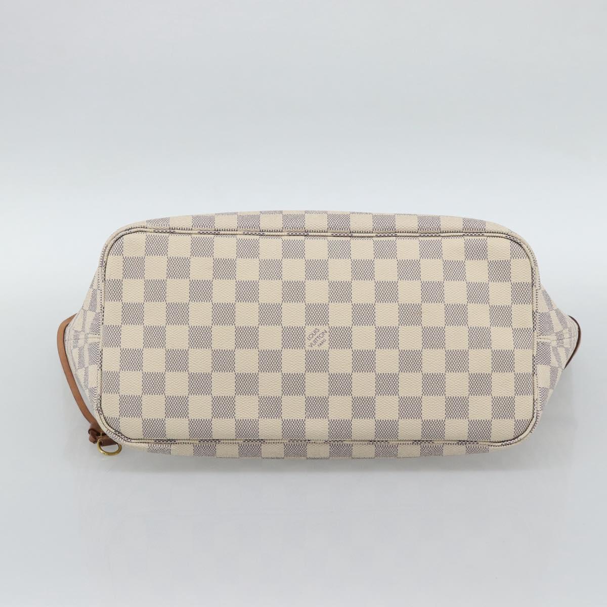 LOUIS VUITTON Damier Azur Neverfull MM Tote Bag N41605 LV Auth ka4805 - Jerrillo image 9
