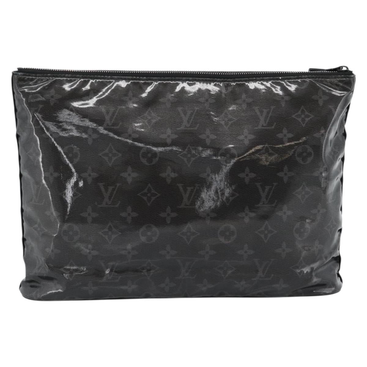 LOUIS VUITTON Monogram Eclipse Glaze Pochette Cosmos Black M63373 Auth ka4815 - Jerrillo image 2