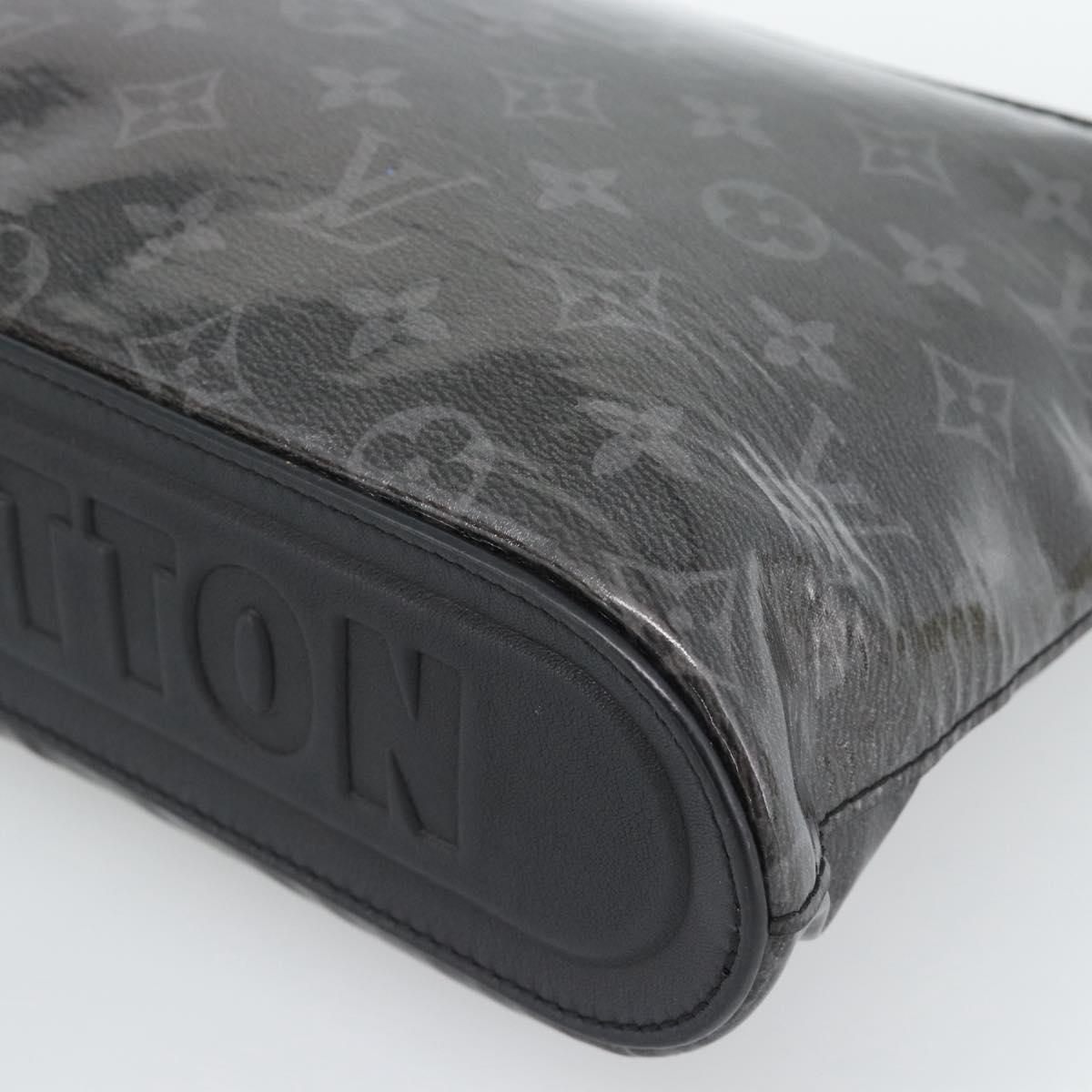 LOUIS VUITTON Monogram Eclipse Glaze Pochette Cosmos Black M63373 Auth ka4815 - Jerrillo image 7