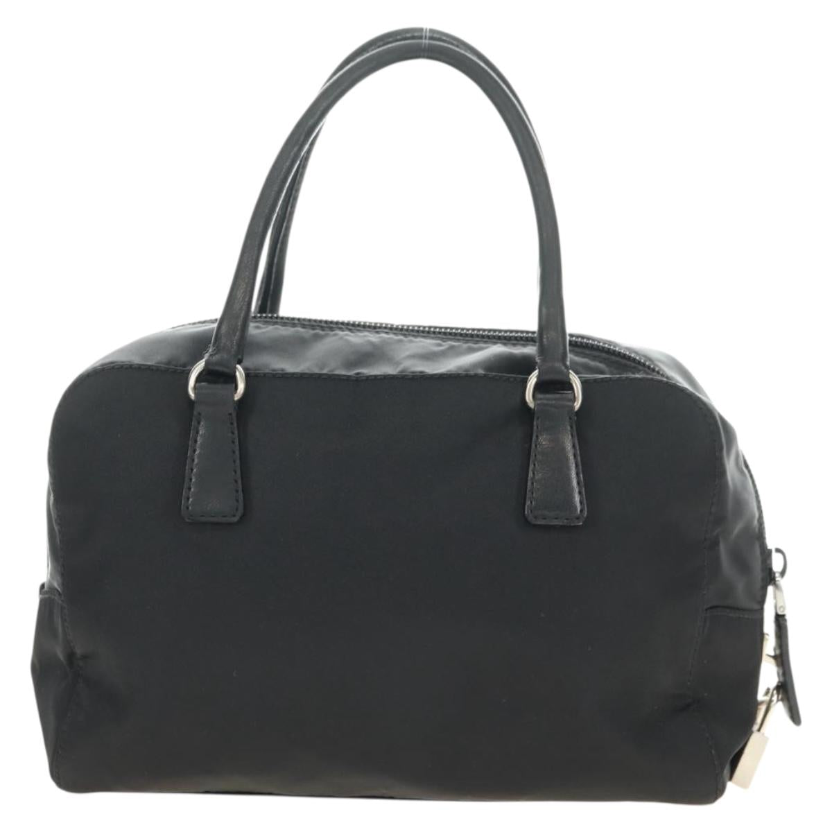 PRADA Hand Bag Nylon Black Silver Auth ki6652SM - Jerrillo image 3