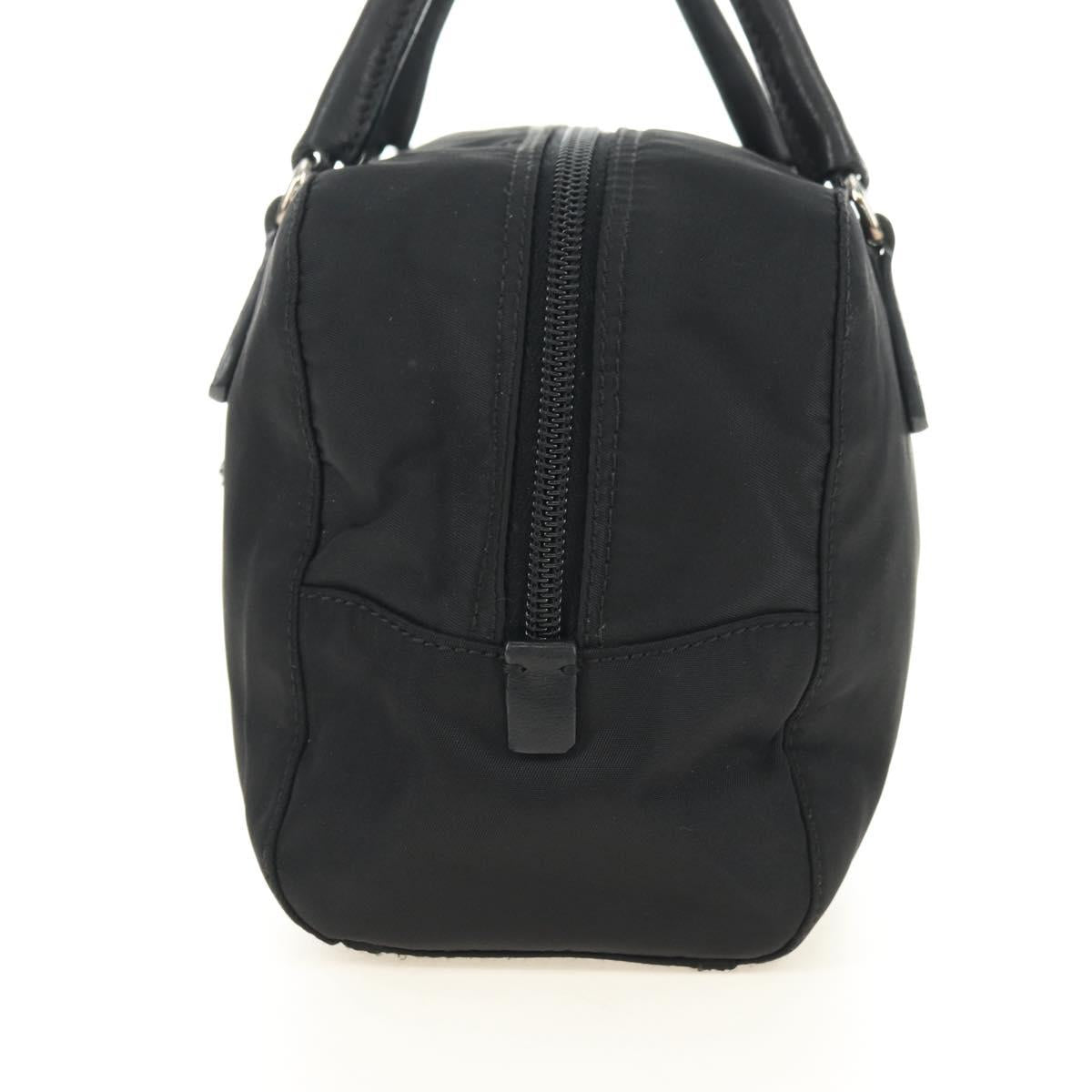 PRADA Hand Bag Nylon Black Silver Auth ki6652SM - Jerrillo image 4