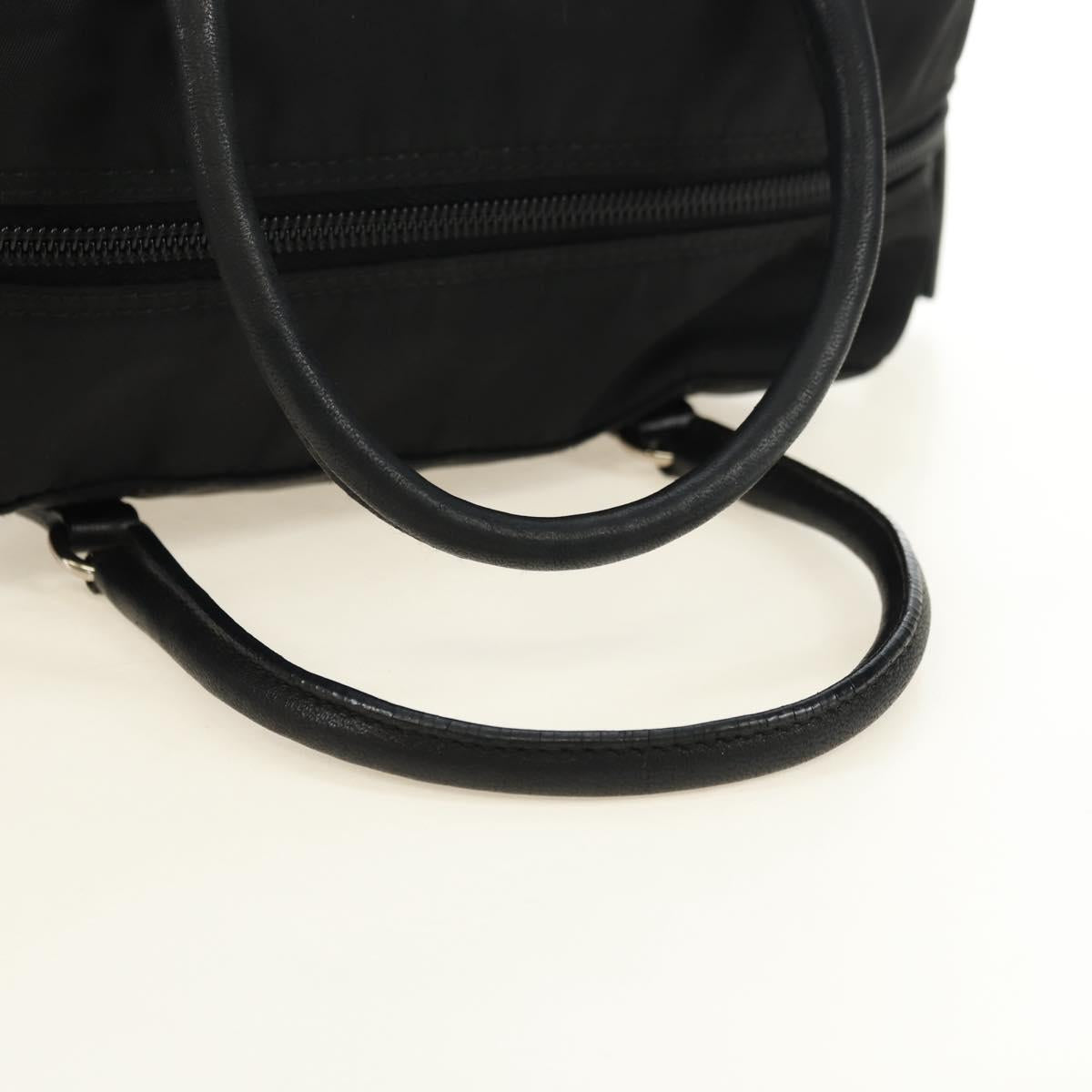 PRADA Hand Bag Nylon Black Silver Auth ki6652SM - Jerrillo image 7
