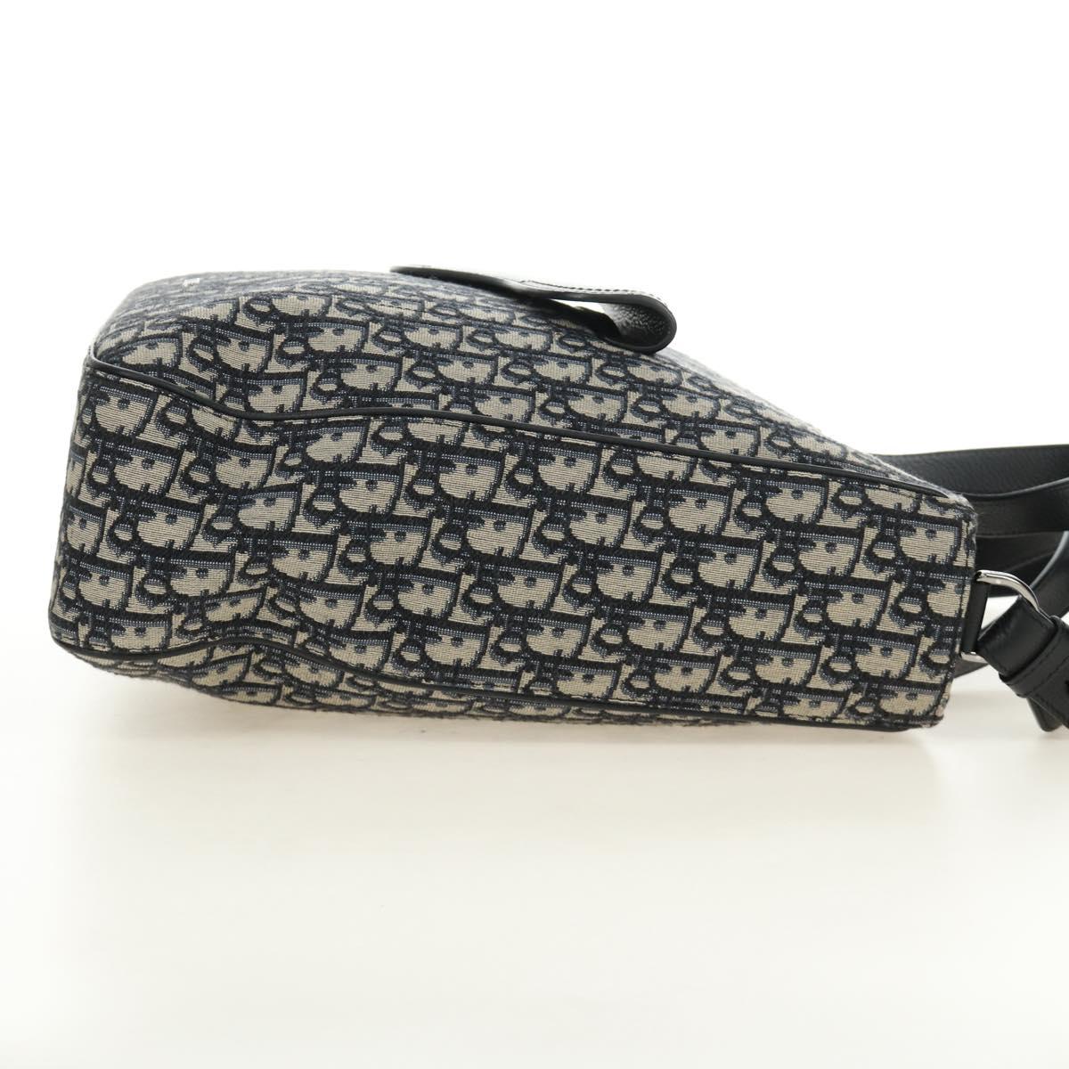 Christian Dior Trotter Canvas Hand Bag 2way Navy Silver Auth ki6683SAM - Jerrillo image 5